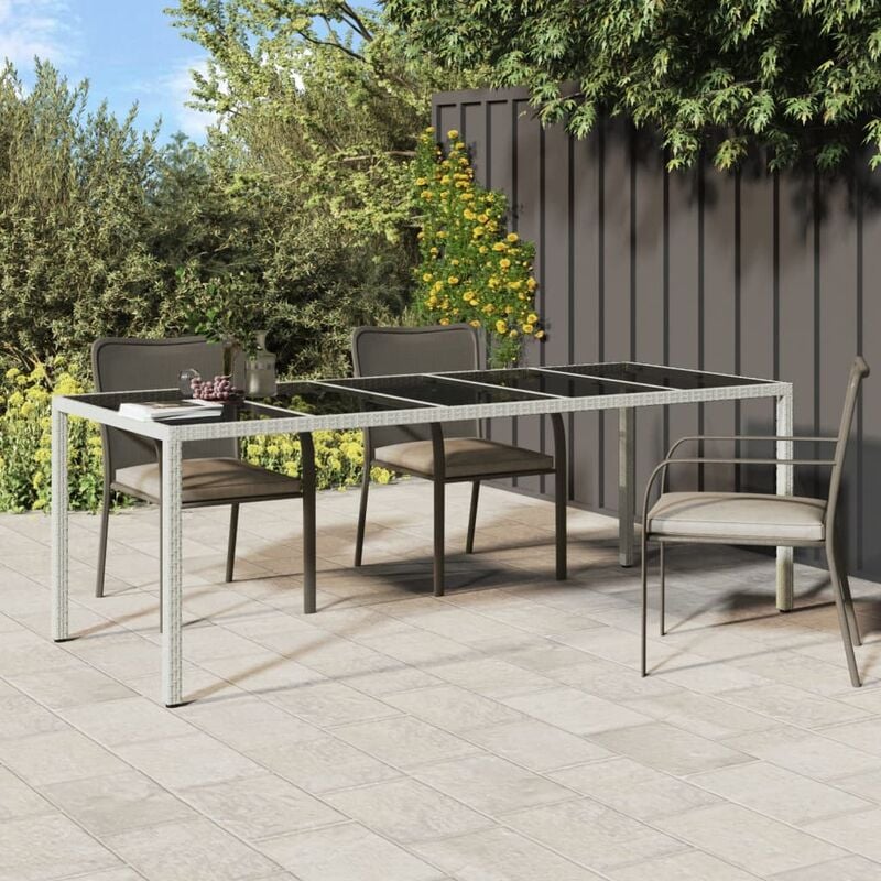foto del prodotto jinlefu furniture limited tavolo giardino bianco 250x100x75 cm