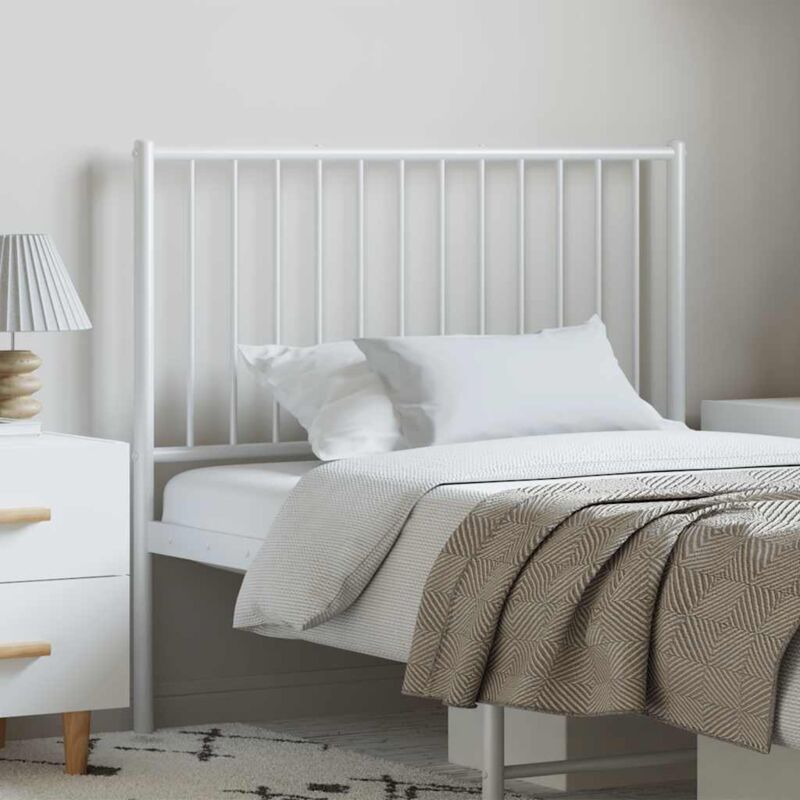 foto del prodotto jinlefu furniture limited testiera in metallo bianco 100 cm