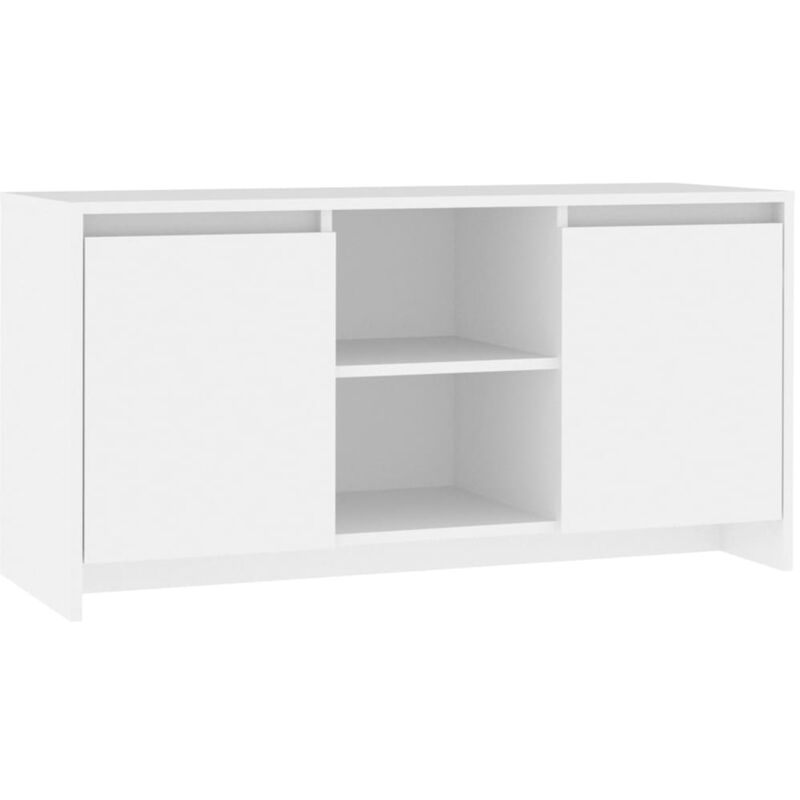 foto del prodotto jinlefu mobile porta tv bianco 102x37,5x52,5 cm in truciolato vidaxl
