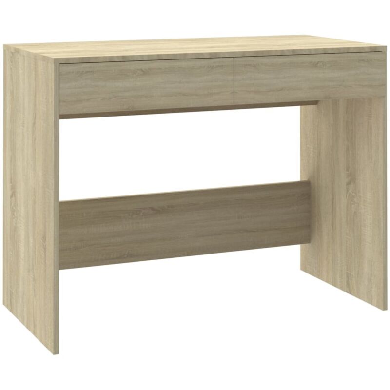 foto del prodotto jinlefu scrivania rovere sonoma 101x50x76,5 cm in truciolato vidaxl
