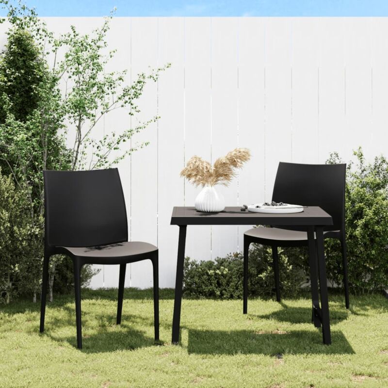 foto del prodotto jinlefu sedie da giardino 2 pz antracite 50x46x80 cm in polipropilene