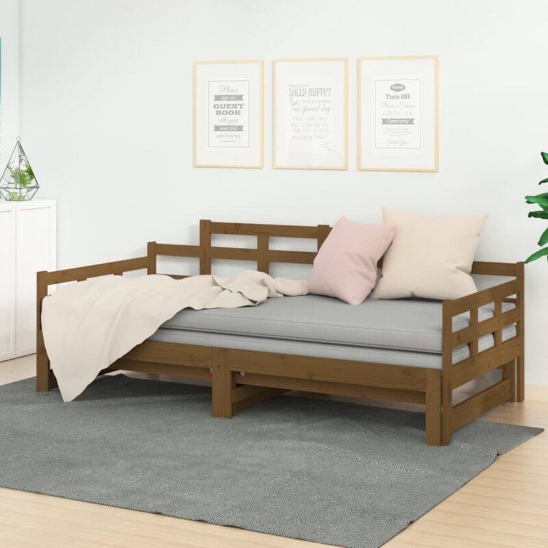 foto del prodotto jinlefu vidaxl dormeuse estraibile ambra legno massello di pino 2x 90x190 cm