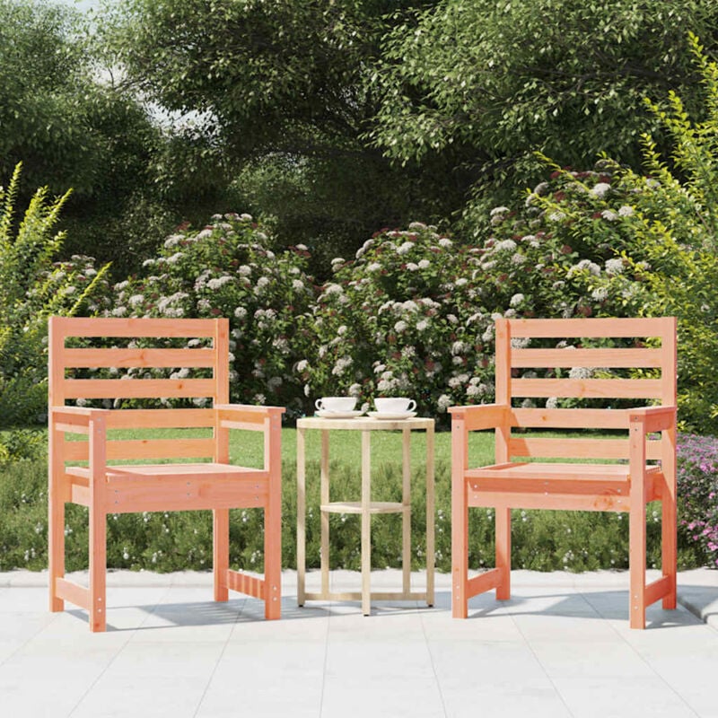 foto del prodotto jinlefu vidaxl sedie da giardino 2pz 60x48x91 cm legno massello di douglas