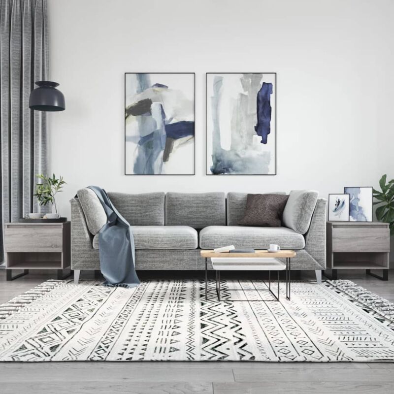 foto del prodotto jinlefu vidaxl tavolini salotto 2pz grigio sonoma 50x46x50cm legno multistrato