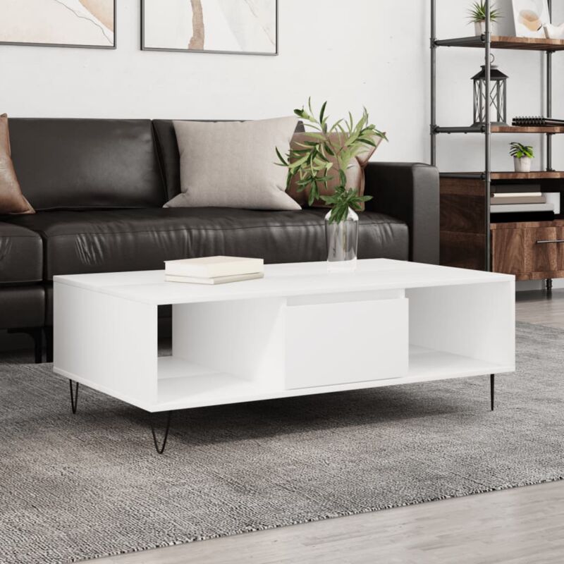 foto del prodotto jinlefu vidaxl tavolino da salotto bianco 104x60x35 cm in legno multistrato