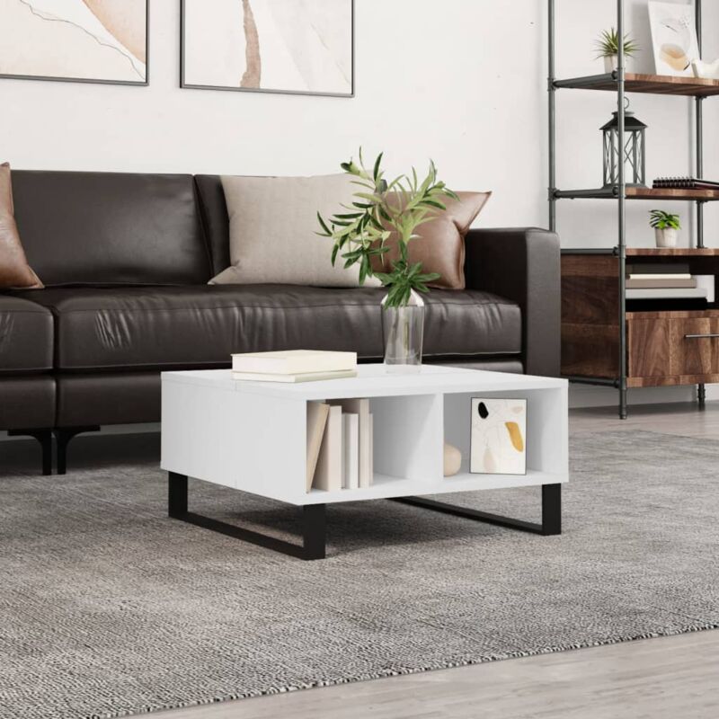 foto del prodotto jinlefu vidaxl tavolino da salotto bianco 60x60x30 cm in legno multistrato