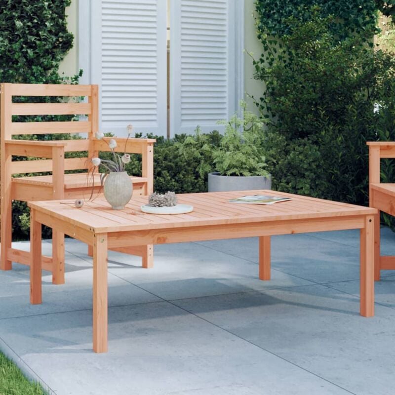 foto del prodotto jinlefu vidaxl tavolo da giardino 121x82,5x45 cm in legno massello di douglas