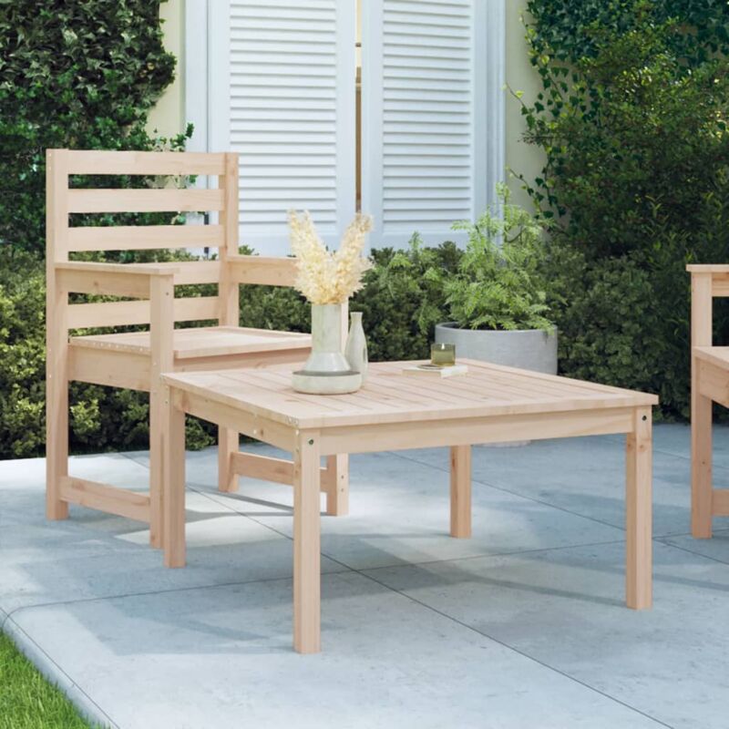 foto del prodotto jinlefu vidaxl tavolo da giardino 82,5x82,5x45 cm in legno massello di pino