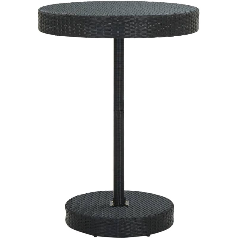 foto del prodotto jinlefu vidaxl tavolo da giardino nero 75,5x106 cm in polyrattan