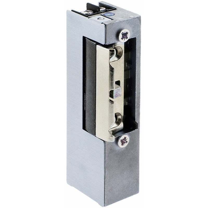 foto del prodotto jis serratura elettrica con pannello frontale corto 12v. automatica con leva di sblocco 842 901g