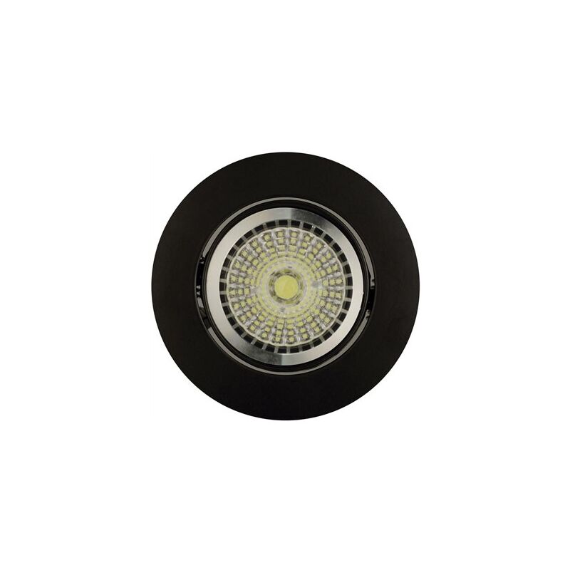 foto del prodotto jiso incasso tondo basculante pro professional per portalampade gu10 o g5.3 ip20 8.7x2.7cm colore nero