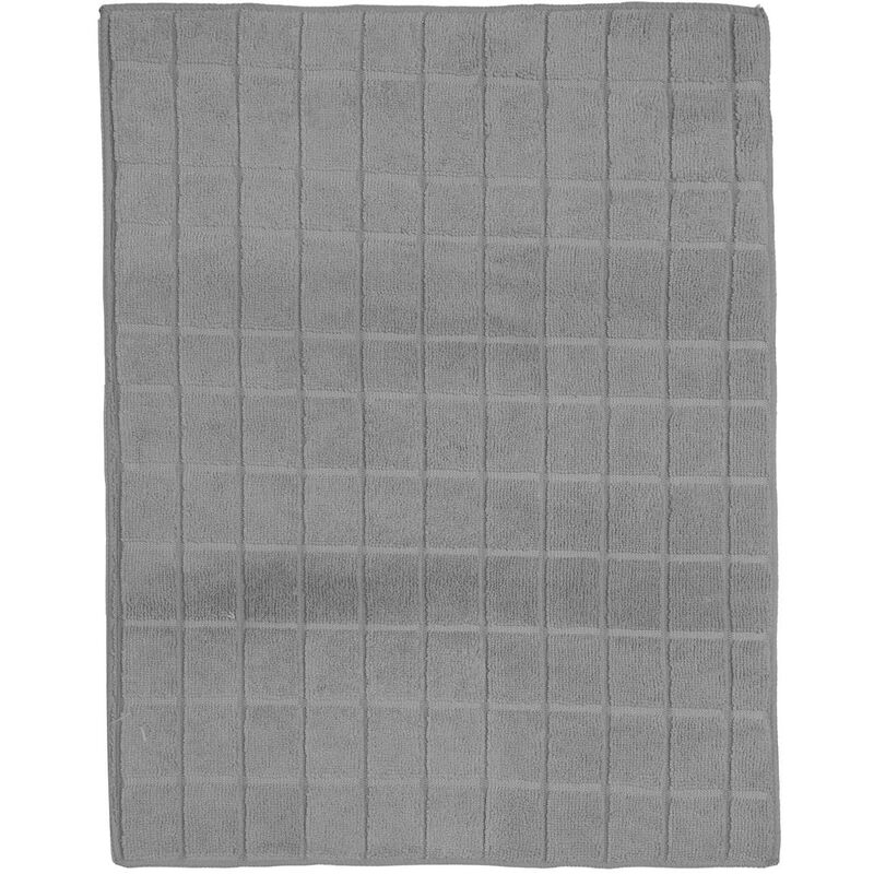 foto del prodotto jja tappetino in microfibra 38x50cm grigio 5five