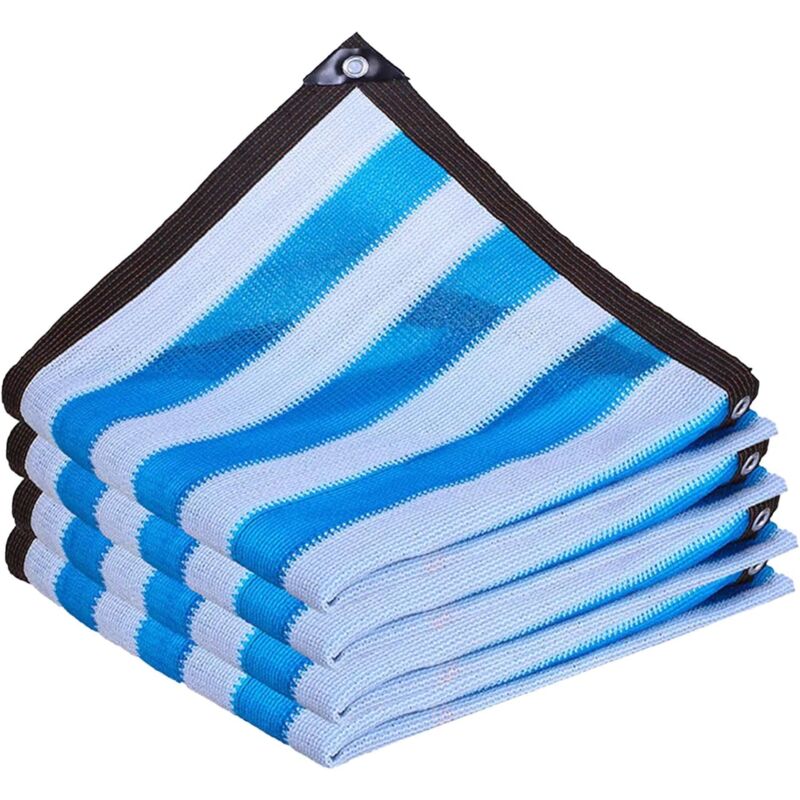 foto del prodotto jn.songs rete ombreggiante traspirante, rete telo ombra per esterni per pergola, terrazza, piante, serra, pollaio, blu 2x3m