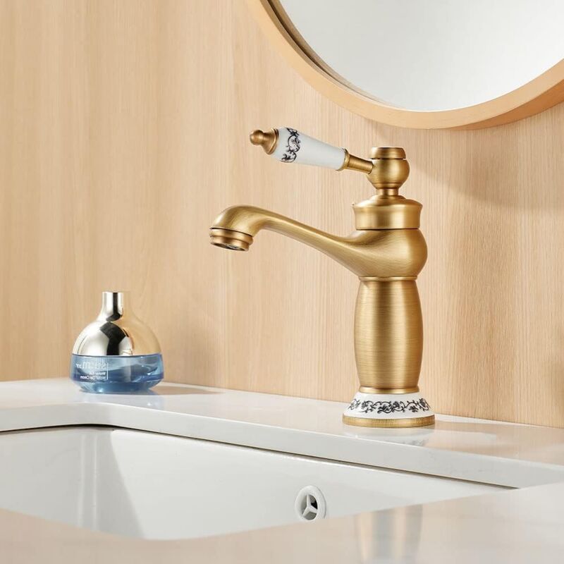 foto del prodotto jn.songs rubinetto per lavabo, rubinetti monocomando a cascata per vasca da bagno classico ottone cromato