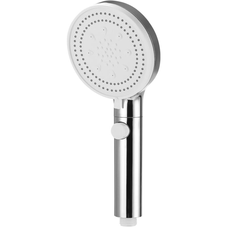 foto del prodotto jn.songs soffione doccia 6 funzioni, doccino ad alta pressione, shower head cornetta doccetta risparmio acqua universale argento