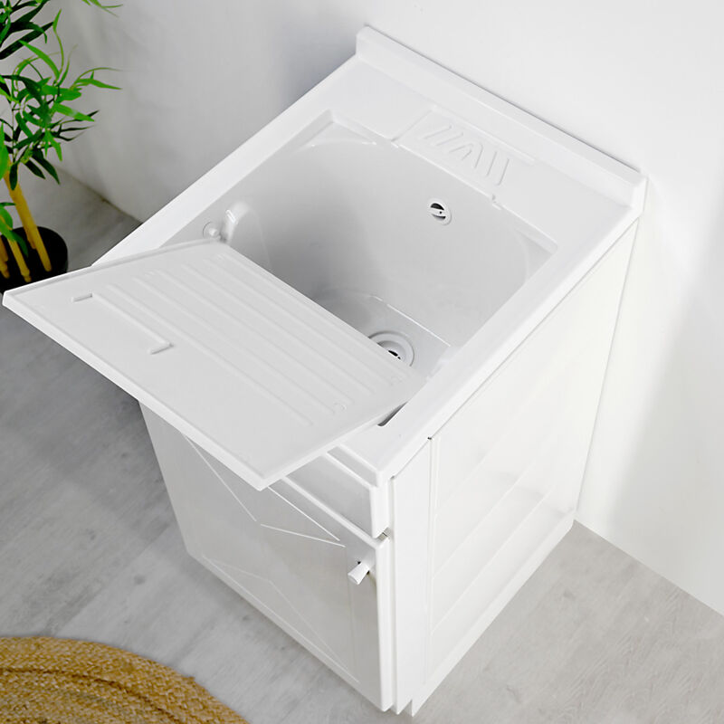 foto del prodotto jo-bagno.it - mobile lavatoio 45x50 esterno regina plus con vasca pp e tavola