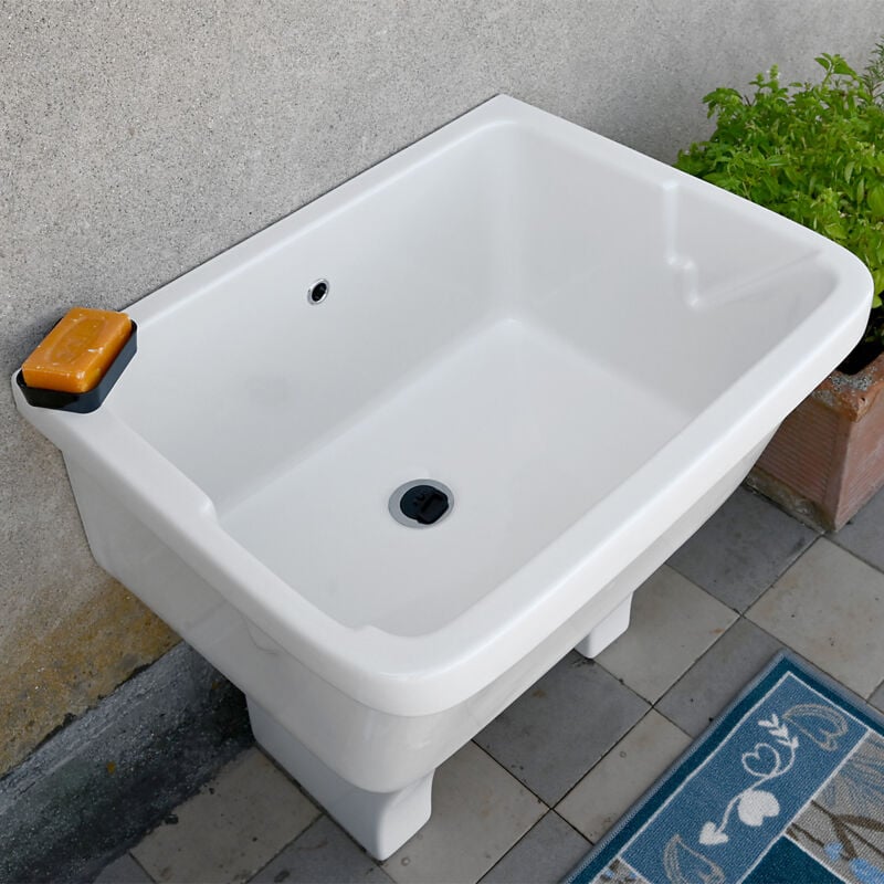 foto del prodotto jo bagno.it vasca grande lavatoio marna da appoggio 75x60xh42