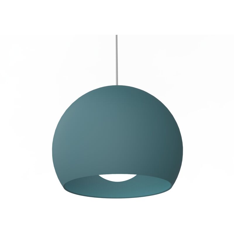 foto del prodotto joe sospensione, 1x e27, max 42w, metallo, blu mediterraneo, d.25cm lumicom