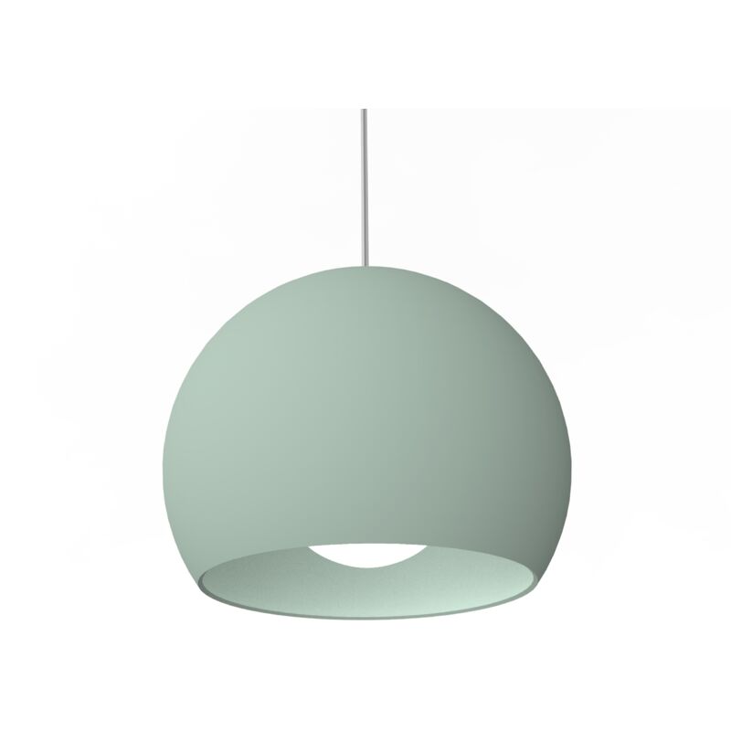 foto del prodotto joe sospensione, 1x e27, max 42w, metallo, verde iceberg, d.25cm - lumicom