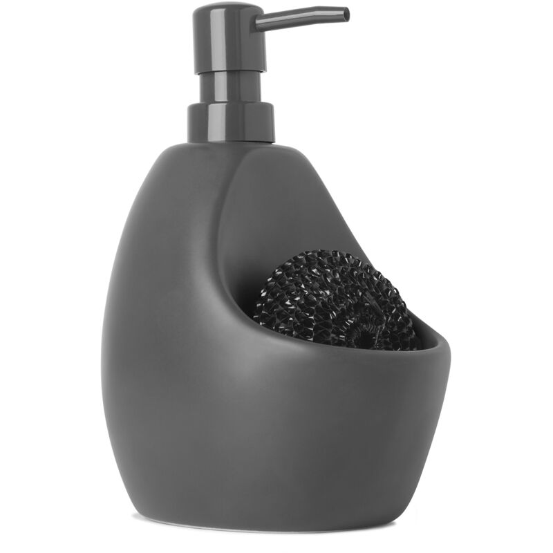 foto del prodotto joey 591 ml dispenser per sapone, gres, antracite umbra