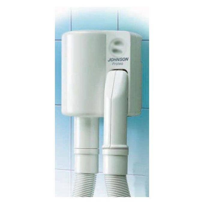 foto del prodotto johnson asciugacapelli da parete avviamento automatico potenza 800w timer elettronico