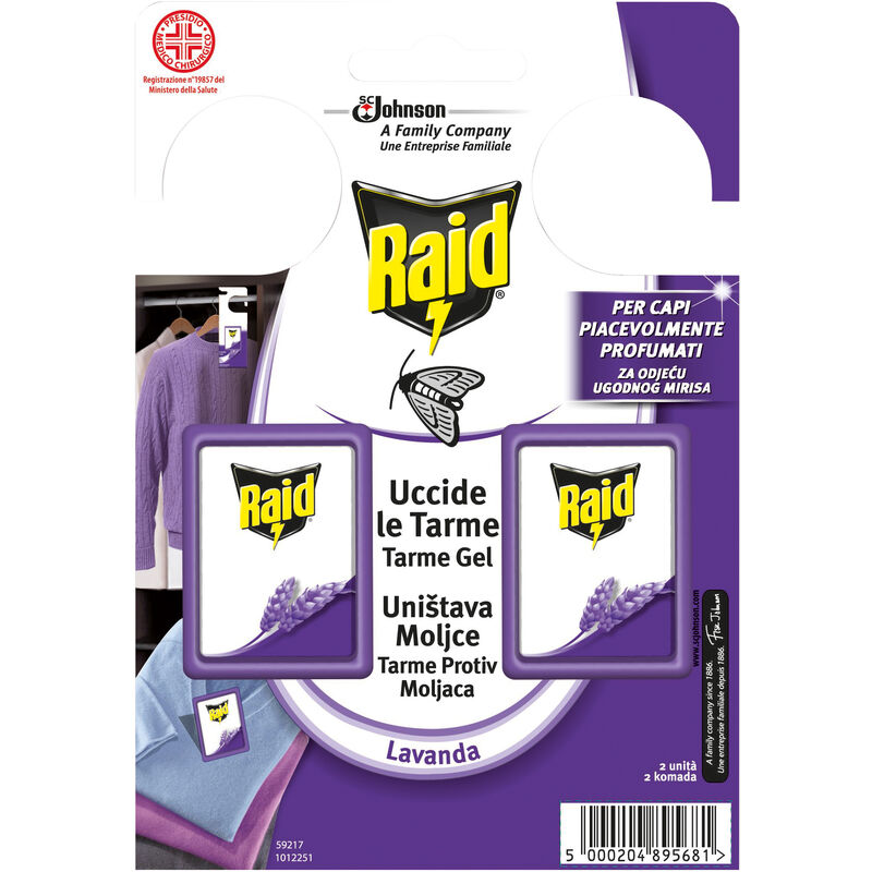foto del prodotto johnson raid tarme gel lavanda pz.2
