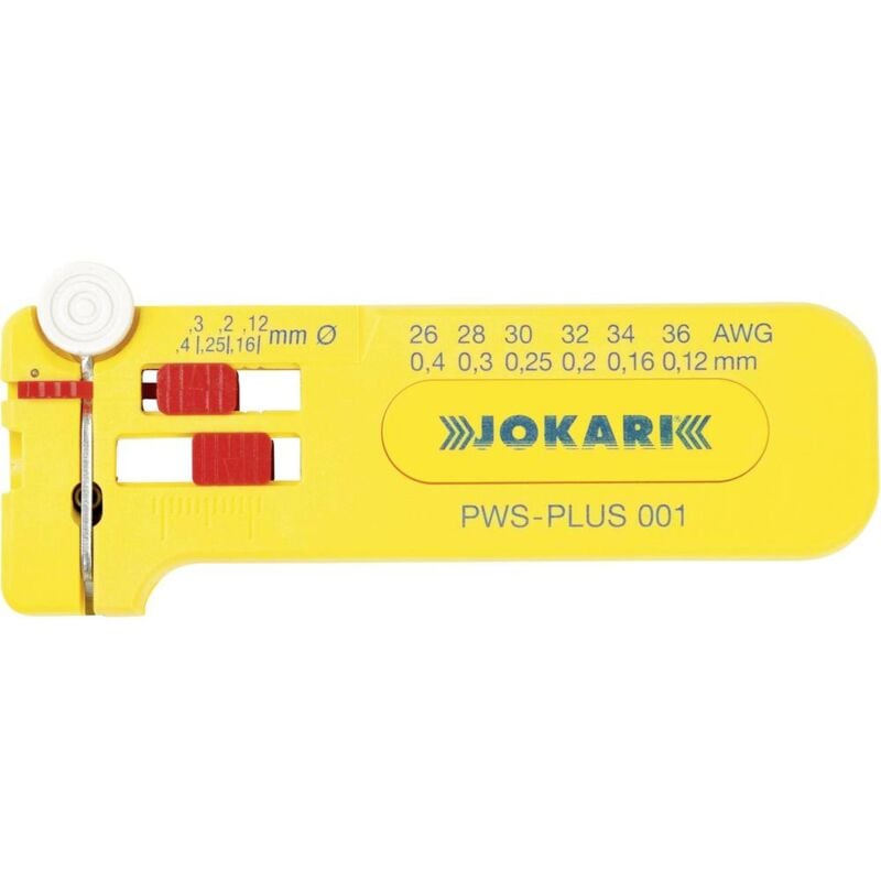 foto del prodotto jokari 40024 pws plus 001 spelafili adatto per fili in pvc 0.12 fino a 0.40 mm