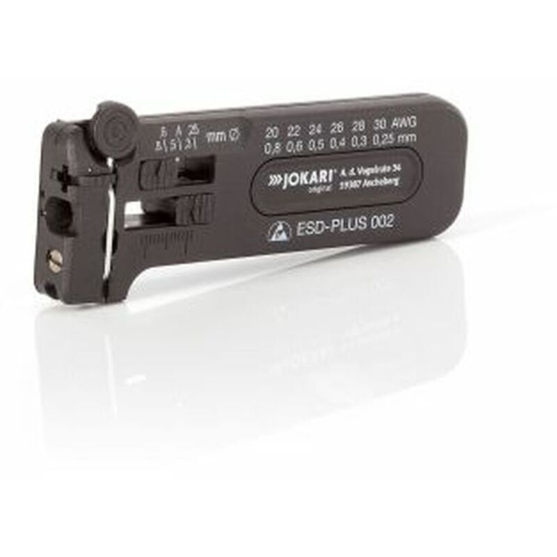 foto del prodotto jokari - 40028 esd-plus 002 esd spelafili adatto per fili in pvc 0.25 fino a 0.80 mm