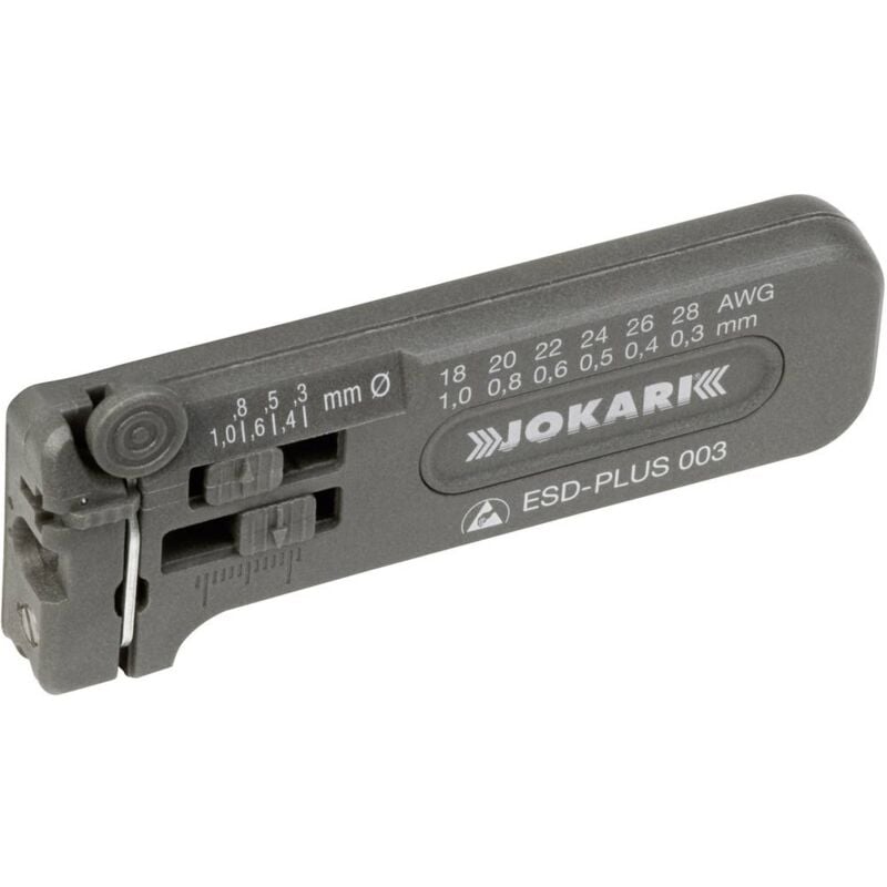 foto del prodotto jokari 40029 esd plus 003 esd spelafili adatto per fili in pvc 0.30 fino a 1.00 mm