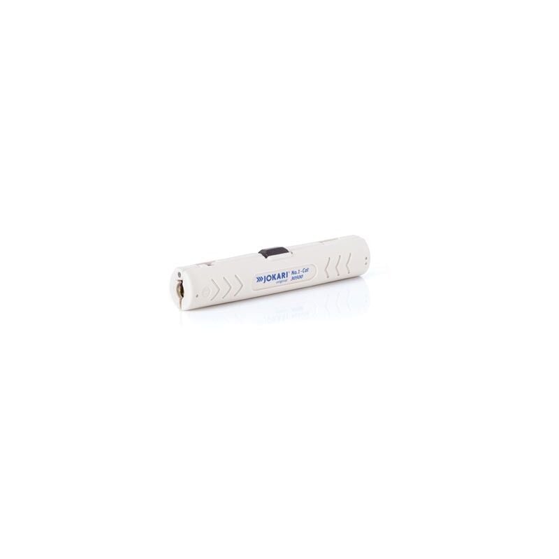 foto del prodotto jokari utensile di sguainatura adatto per cavo dati, cavo cat5, cavo cat6, cavo cat7, cavo twisted pair 4.5 fino a 10 mm jokar
