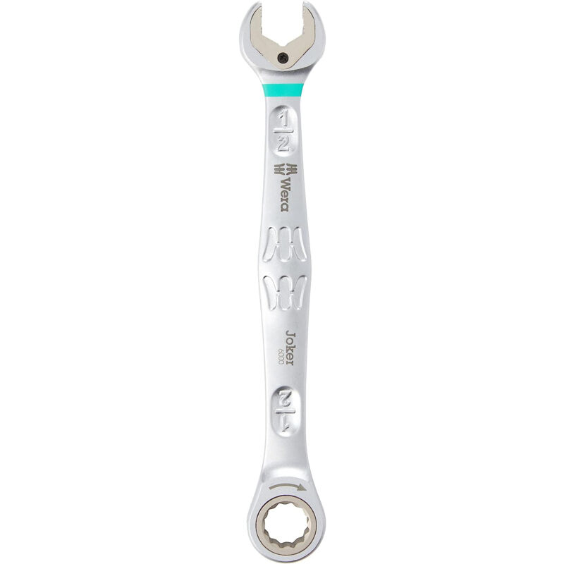 foto del prodotto joker chiavi combinate con cricchetto, 18 wera