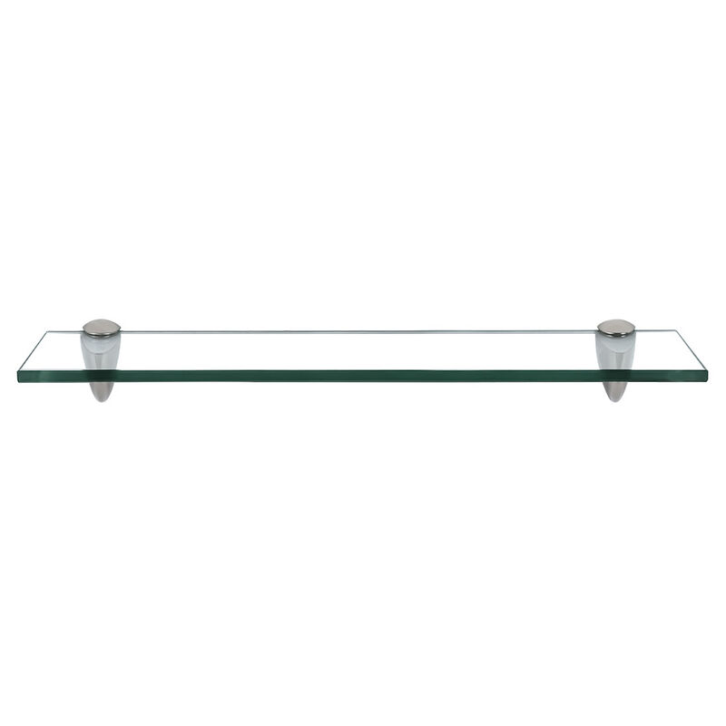 foto del prodotto jopassy mensola in vetro con supporto mensola in vetro mensola a muro mensola per il bagno vetro trasparente 50 x 10 x 0.8 cm