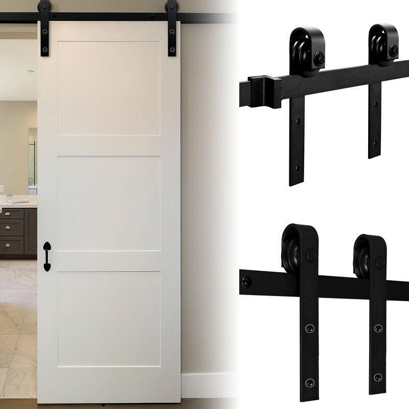 foto del prodotto jopassy sistema di porte scorrevoli stripes 244 cm binario per porte scorrevoli accessori per porte in legno