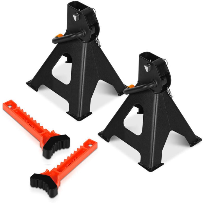 foto del prodotto jopassy swanew 2x cavalletti per cric 3t pieghevoli e regolabili per suv van caravan