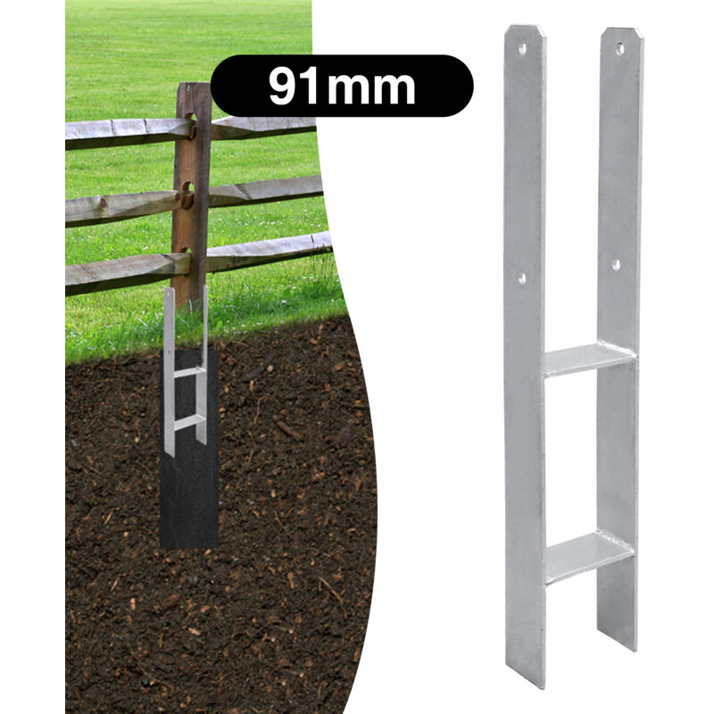foto del prodotto jopassy swanew 4x ancoraggi h supporto per palo ancoraggio per palo staffa per palo trave 600mm base per palo