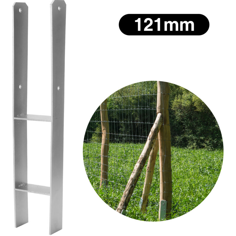 foto del prodotto jopassy swanew 6x supporto per palo ancoraggio per palo h pergola piede del palo supporto per recinzione ancoraggio 121 mm