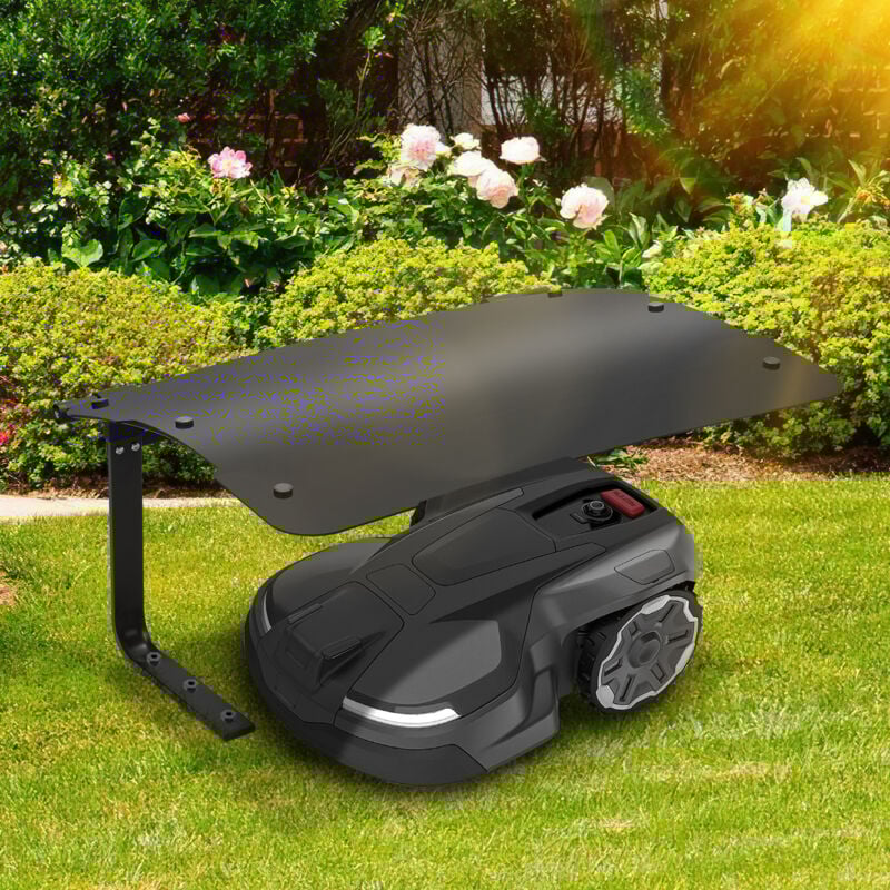 foto del prodotto jopassy swanew garage per tosaerba tetto premium cofano pieghevole piccoli attrezzi da giardinaggio