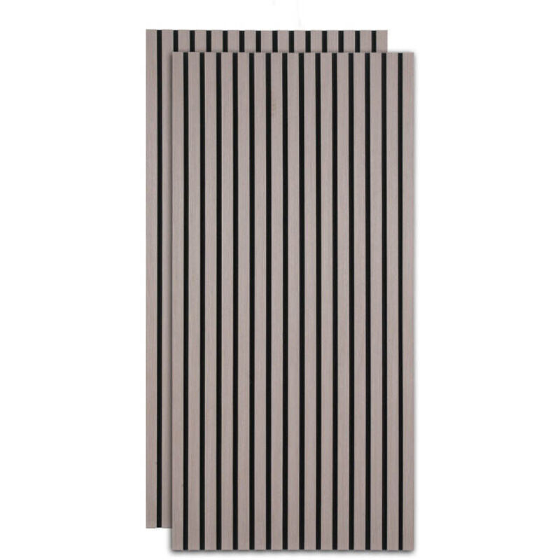 foto del prodotto jopassy swanew pannello acustico rivestimento murale in mdf pannello murale acustico naturale pannelli murali moderni 2x 120x60x2,1 cm noce