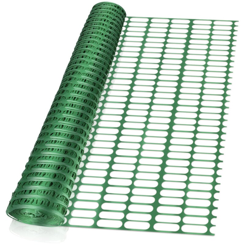foto del prodotto jopassy swanew recinzione di protezione in plastica, recinzione mobile 1 rotolo da 1 x 30 m verde rete di sicurezza barriera di segnalazione