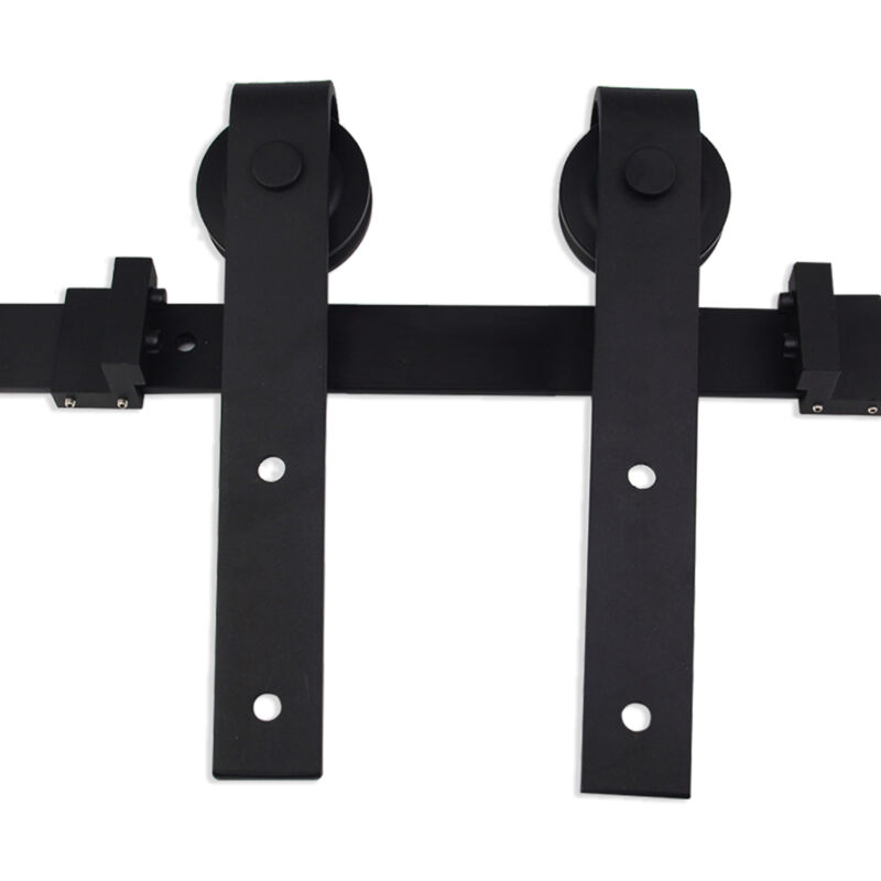 foto del prodotto jopassy swanew sistema per porte scorrevoli 183 cm kit per porte scorrevoli binario per porte scorrevoli forato 35 45 mm di larghezza