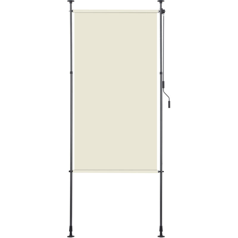 foto del prodotto jopassy swanew tenda verticale tenda a rullo per esterni protezione anti uv tenda per esterni con barre telescopiche senza foratura 120 x 270 cm
