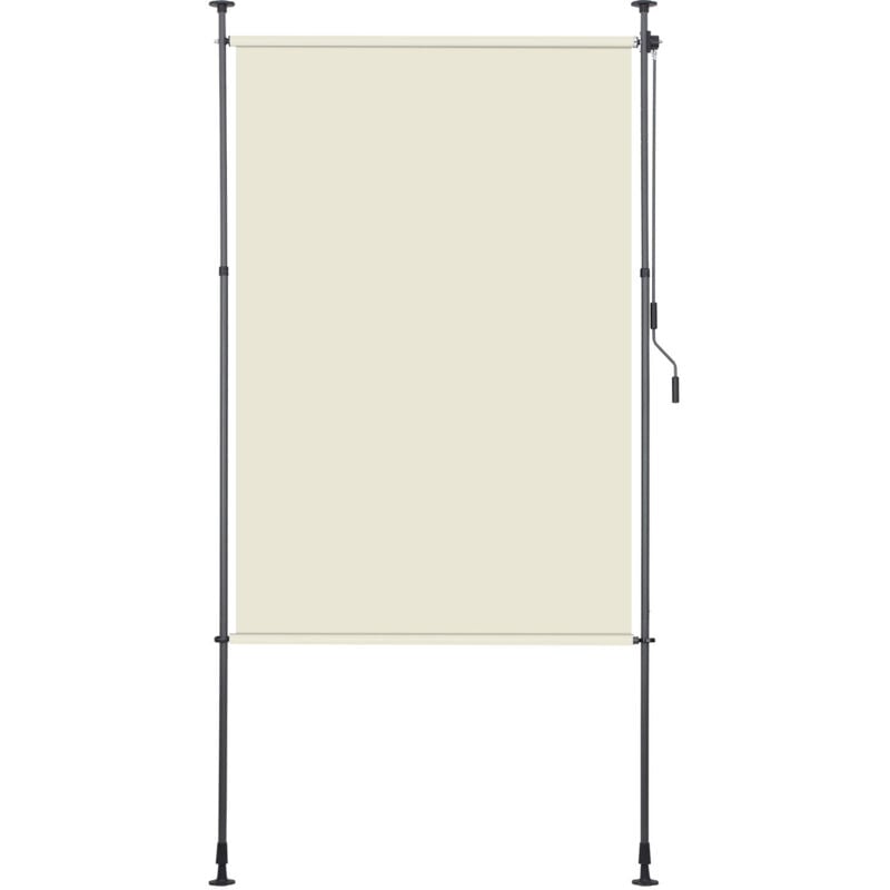 foto del prodotto jopassy swanew tenda verticale tenda a rullo per esterni protezione anti uv tenda per esterni con barre telescopiche senza foratura 150 x 270 cm