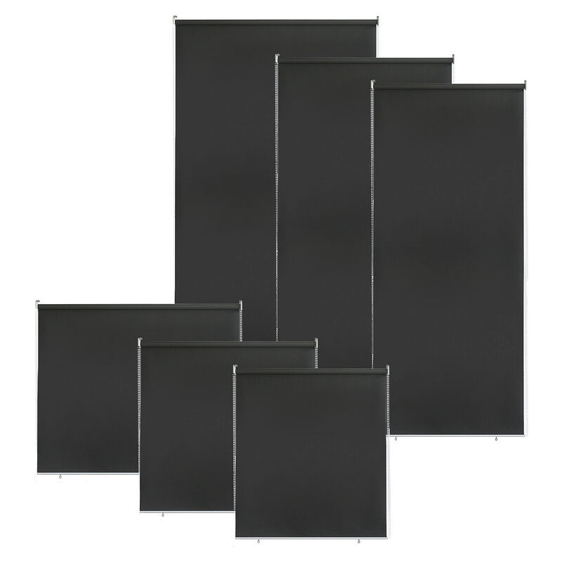 foto del prodotto jopassy tenda verticale tenda da esterno per balcone tenda a rullo schermo retrattile da esterno protezione solare 140x140cm antracite
