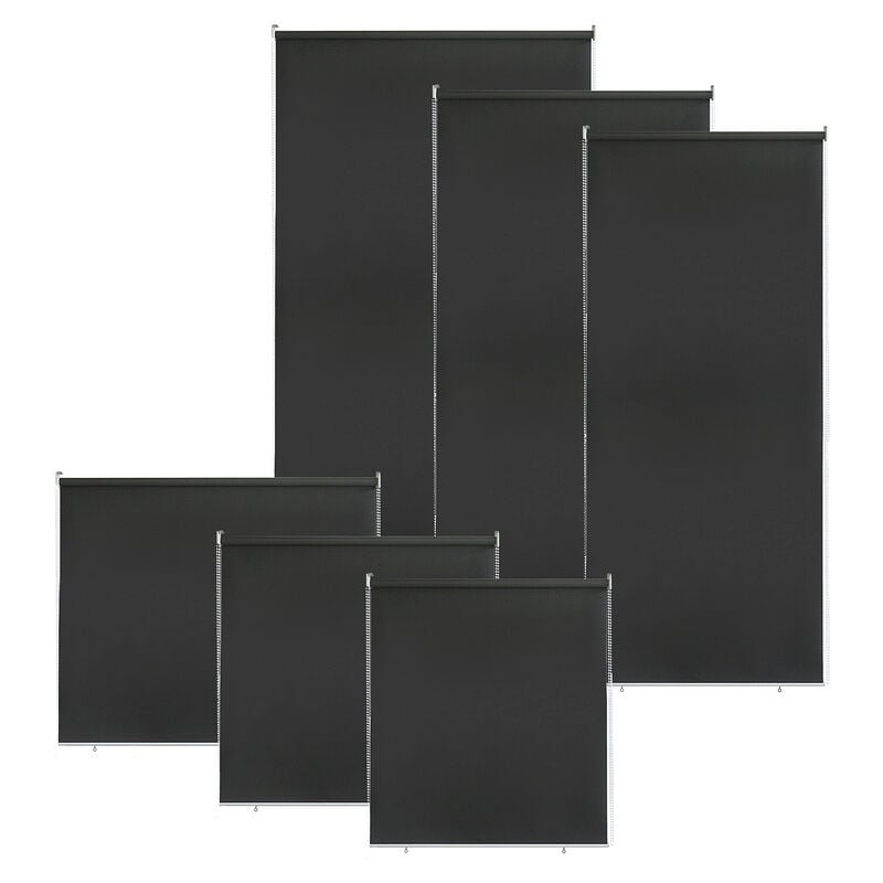 foto del prodotto jopassy tenda verticale tenda da esterno per balcone tenda a rullo schermo retrattile da esterno protezione solare 180x140cm antracite