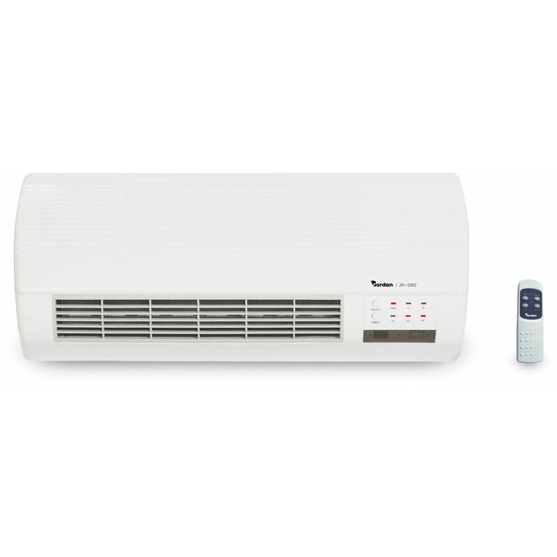 foto del prodotto jordan termoconvettore a parete con telecomando 2 velocita 1000w 2000w