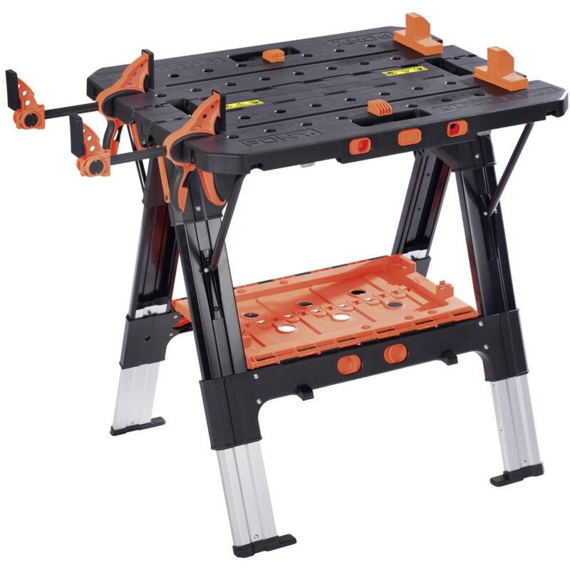 foto del prodotto jorgensen banco da lavoro mobile 2 in 1 m60pr regolabile in altezza l x p 635 mm x 787 mm 1 pz.