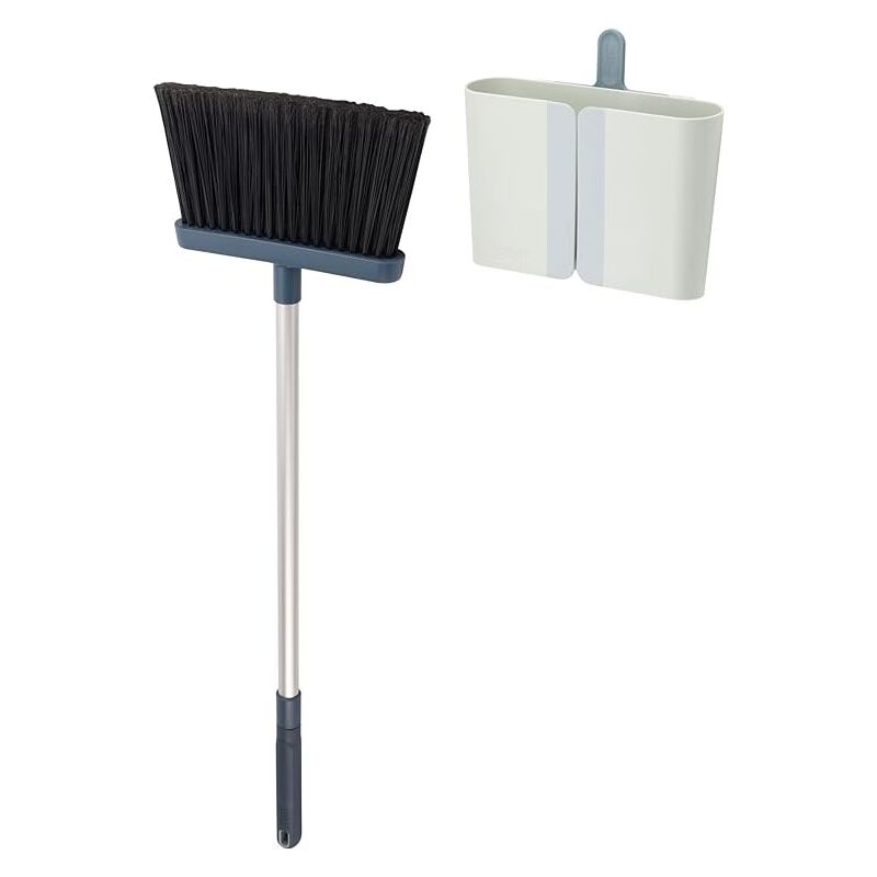 foto del prodotto joseph joseph cleanstore scopa da parete con setole lunghe blu