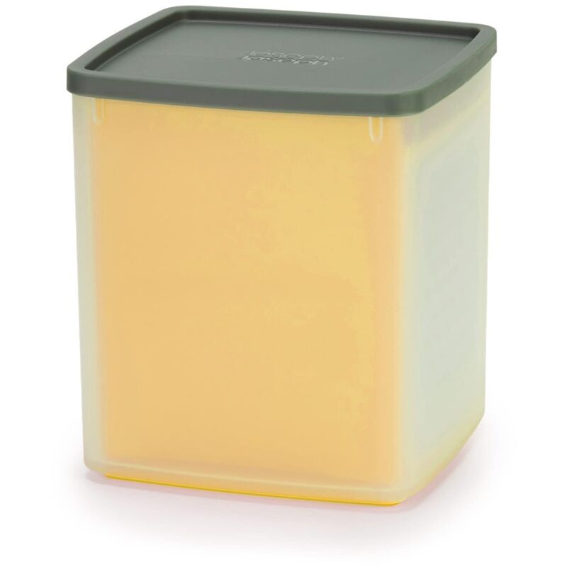 foto del prodotto joseph joseph duo grattugia formaggio manuale da cucina con contenitore estraibile, lame grosse e fini, giallo chiaro