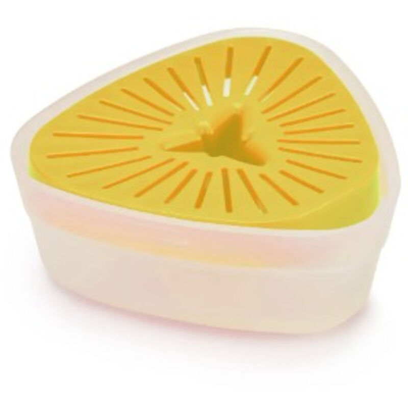 foto del prodotto joseph joseph - duo spremiagrumi manuale con coperchio reversibile per una conservazione compatta, spremi limone, agrumi, arance, giallo chiaro