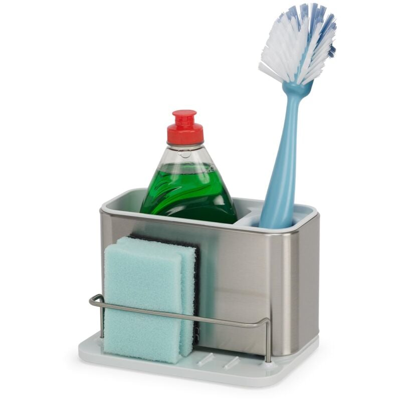 foto del prodotto joseph joseph joseph joseph 851693 organizer per lavello da cucina, plastica, grigio pietra